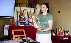 Exhibition of icons of Nadezhda Lavrova in Lerici