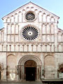 Façade of St. Anastasia Cathedral in Zadar
